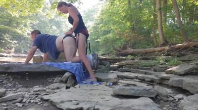 Injoybacon: Homemade Passionate Outdoor Public Amateur Pegging
