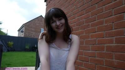 Cuffed Teens: Lizzie Sunbathing Fun In Ankle Cuffs