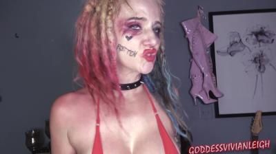 Domina Land - Harley Quinn Makes you her toilet