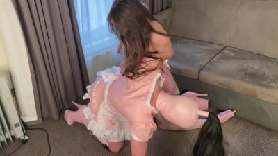 MistressLHush: Making my two sissy sluts fuck each other while in Chastity