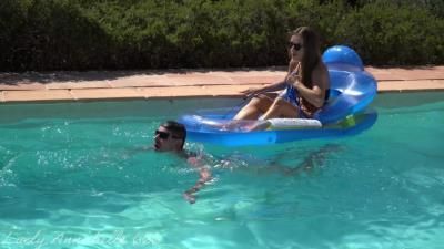 LadyAnnabelle666: Swimming Cbt With My Pool Boy