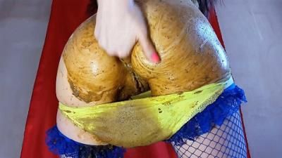 ScatShop: AnnaCoprofield - Dirty Yellow Panties