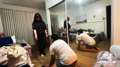 Beastcage Ballbusting - Tanya beats the guy hard in the balls