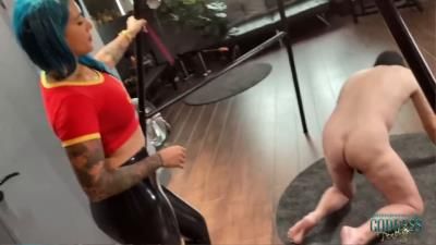 Goddess Penelope Fetish Queen - Booting Him in The Balls - Ball Abuse